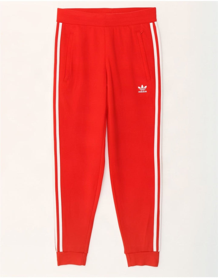 Adidas Hombre Chándal Pantalones Joggers Pequeño Rojo Algodón