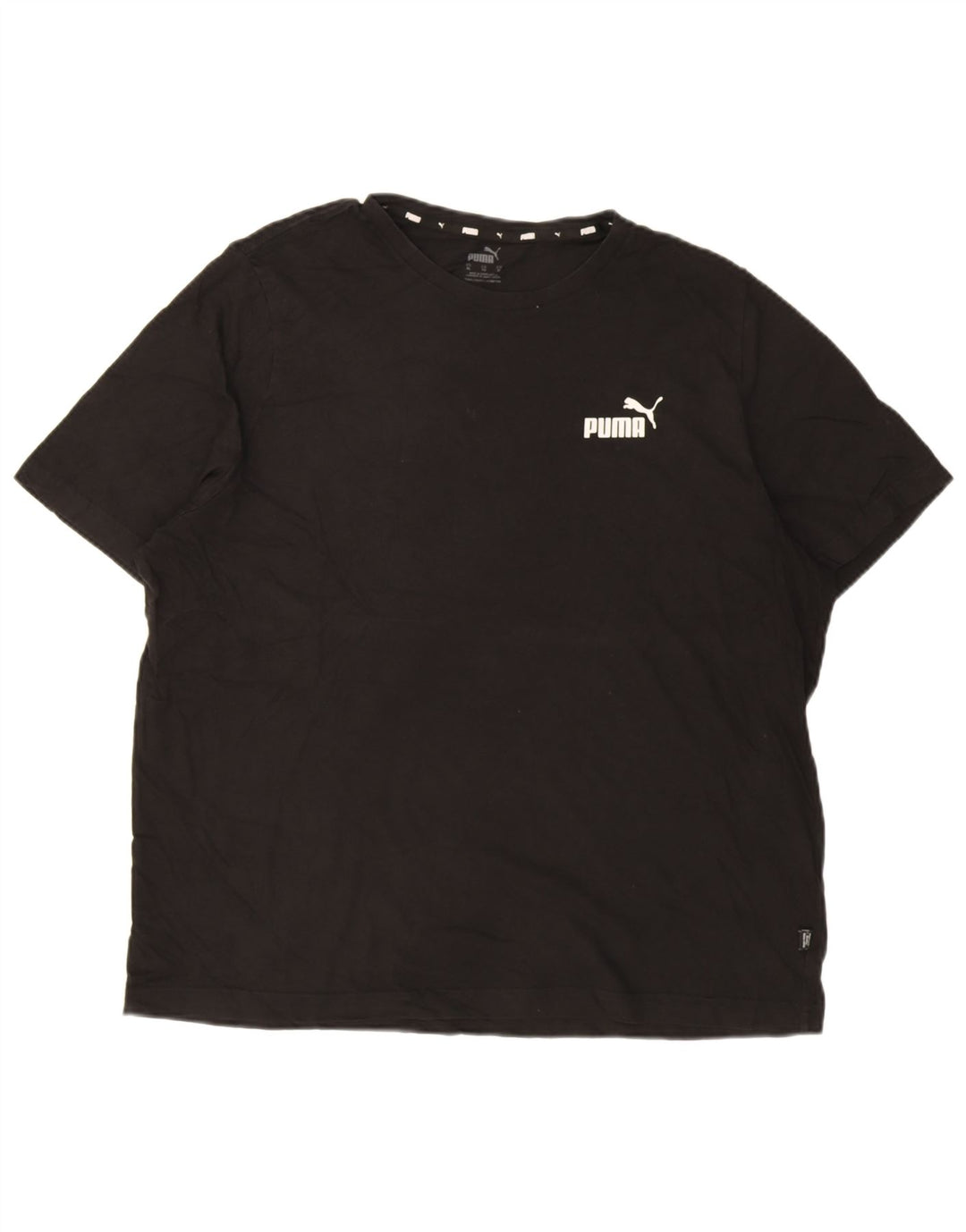 Puma Camiseta Hombre Top XL Algodón Negro