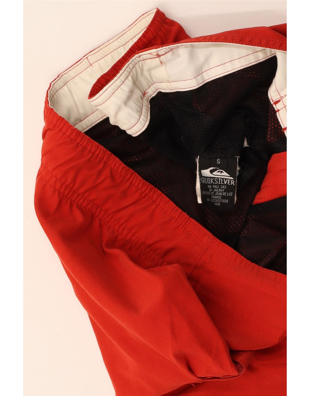 QUIKSILVER Hombre Bañador Gráfico Pequeño Poliéster Rojo