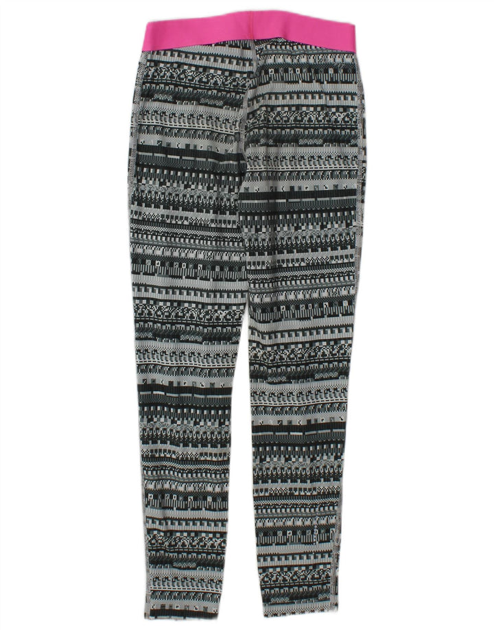Nike Leggings gráficos para mujer UK 40 Poliéster geométrico gris medio