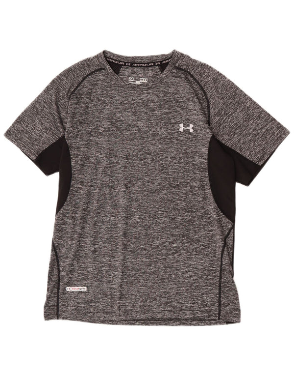 Camiseta Under Armour Heat Gear Graphic Top Gris Medio Colorblock
