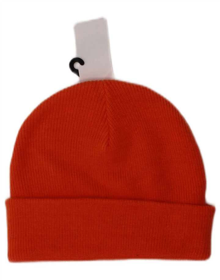 Vans Gorro de punto gráfico para hombre, talla única, acrílico naranja