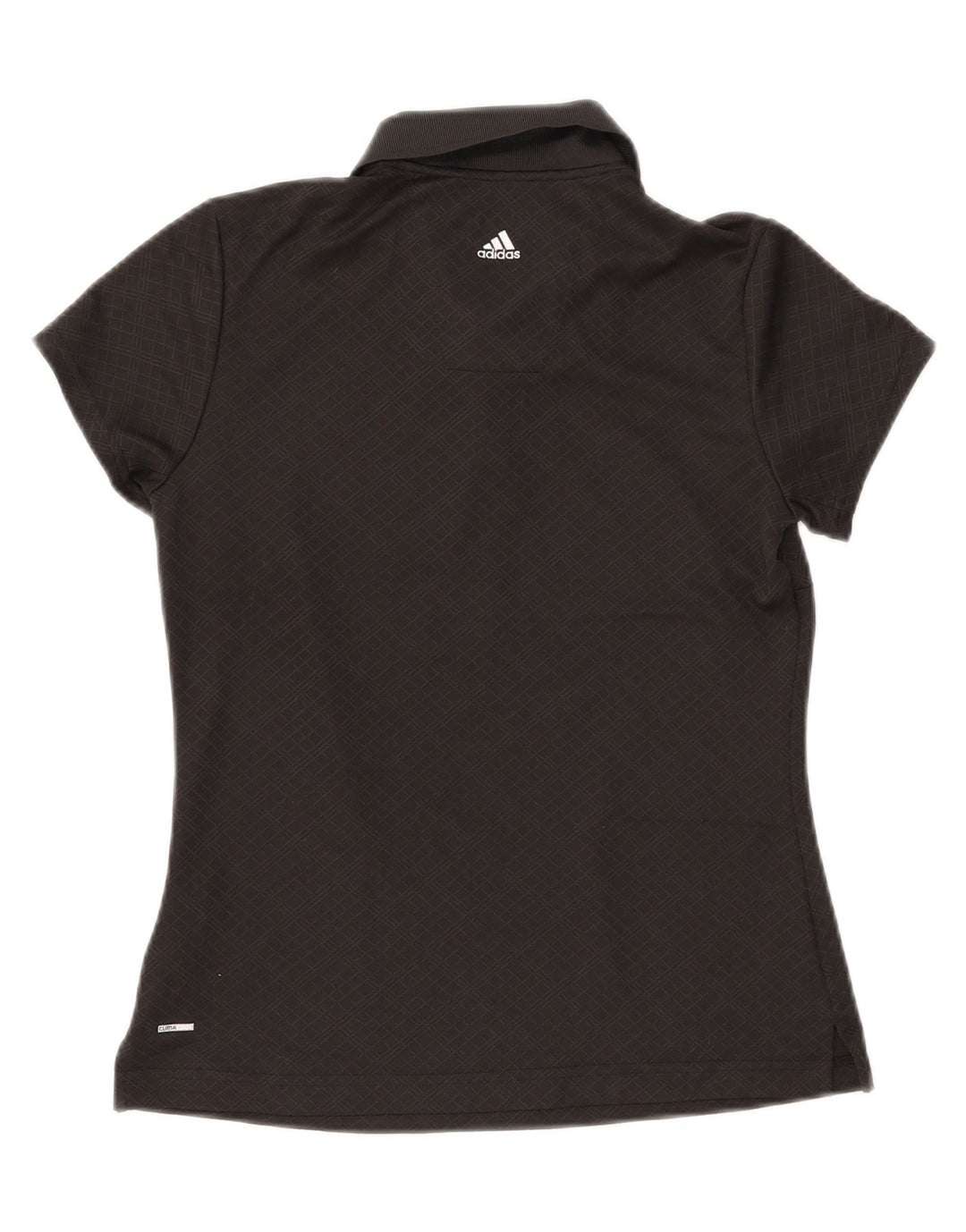 ADIDAS Polo Climacool para mujer Reino Unido 10 Pequeño Poliéster geométrico negro