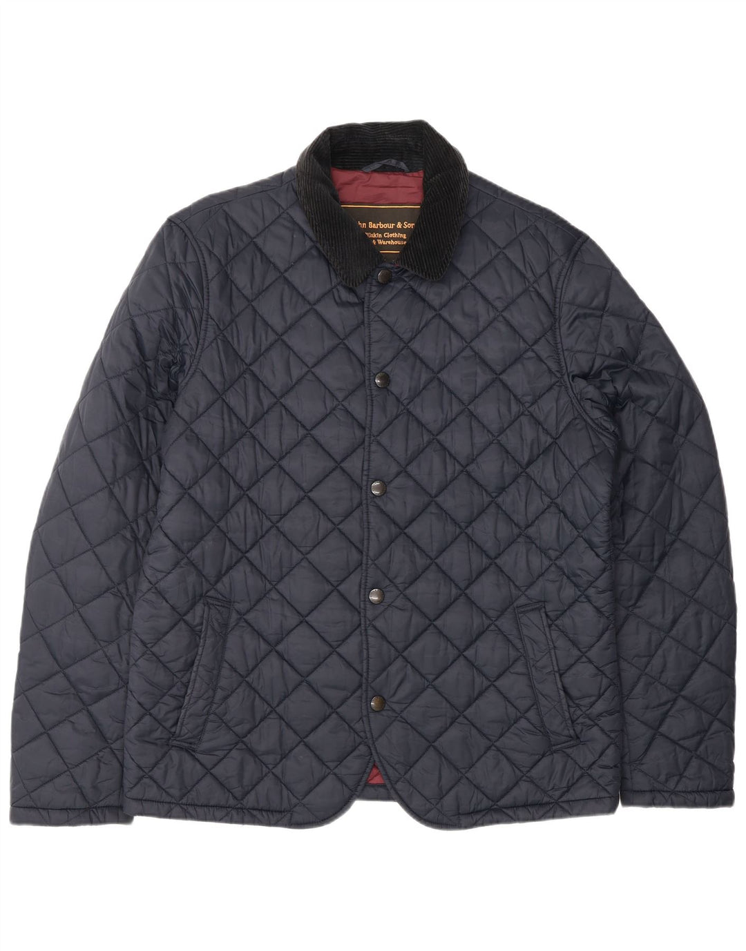 BARBOUR Chaqueta acolchada Heritage para hombre UK 42 XL Azul marino