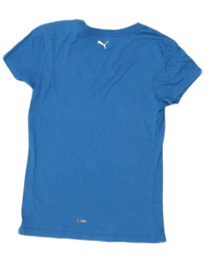 PUMA Camiseta gráfica para mujer Top UK 10 Small Blue