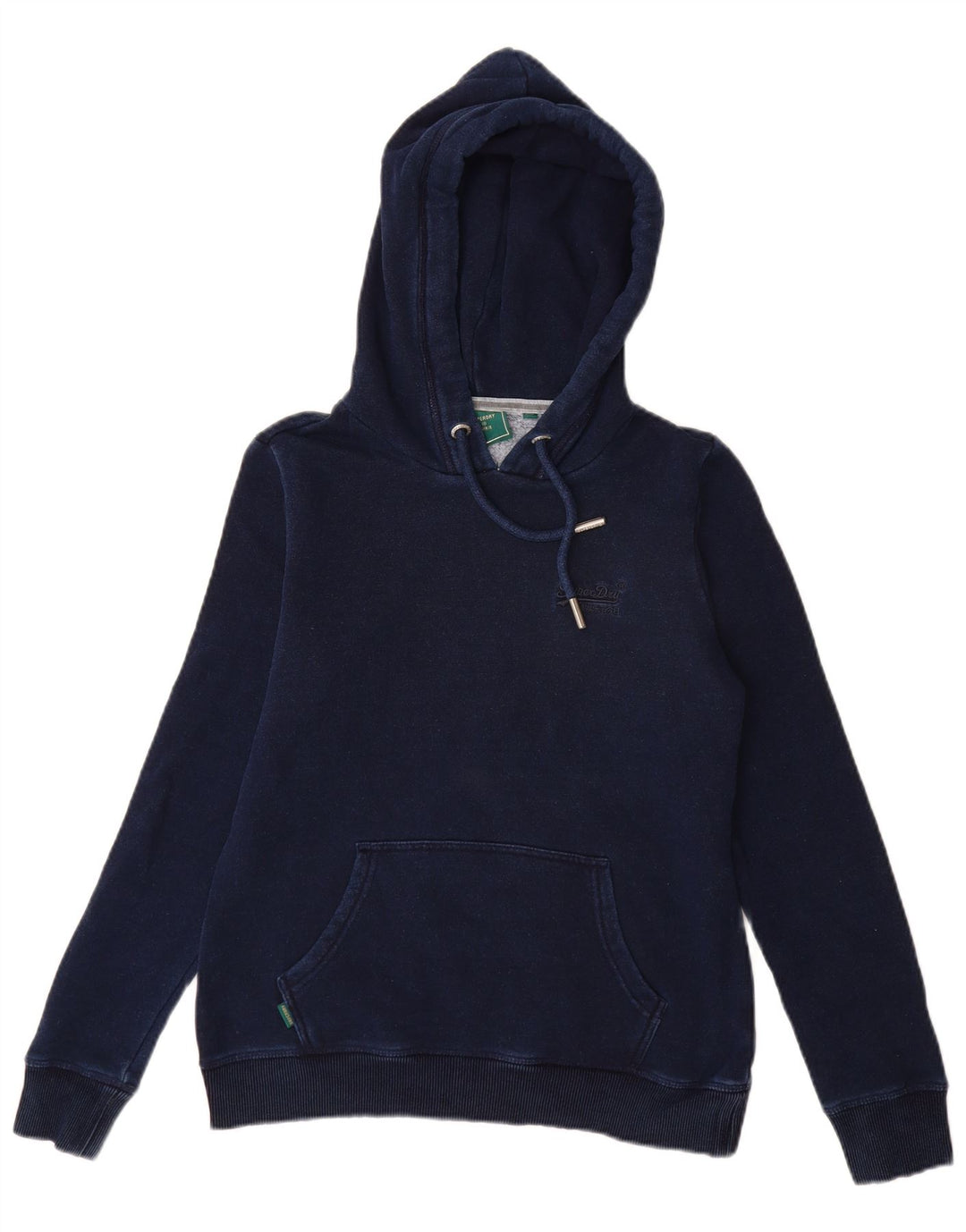SUPERDRY Jersey con capucha para mujer UK 8 Small Azul marino Algodón