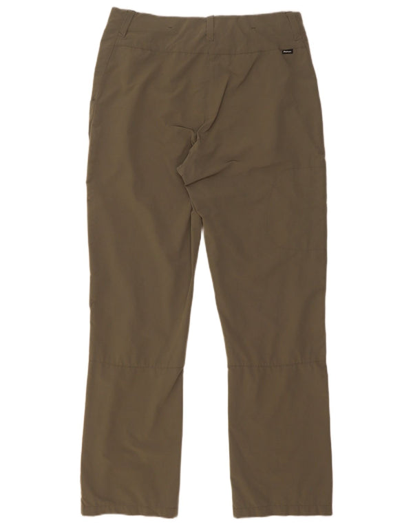 Rohan Pantalones casuales de senderismo para mujer UK 10 Small W30 L29 Caqui Poliamida