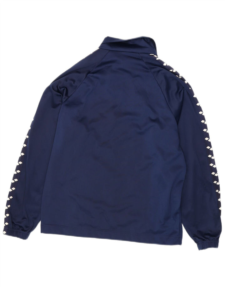 Arena Mens Graphic Chándal Top Chaqueta Pequeña Azul Marino