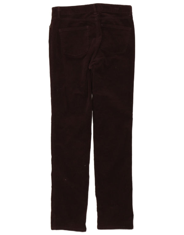 Marks & Spencer Pantalones de pana para mujer UK 12 Medium W32 L32 Marrón