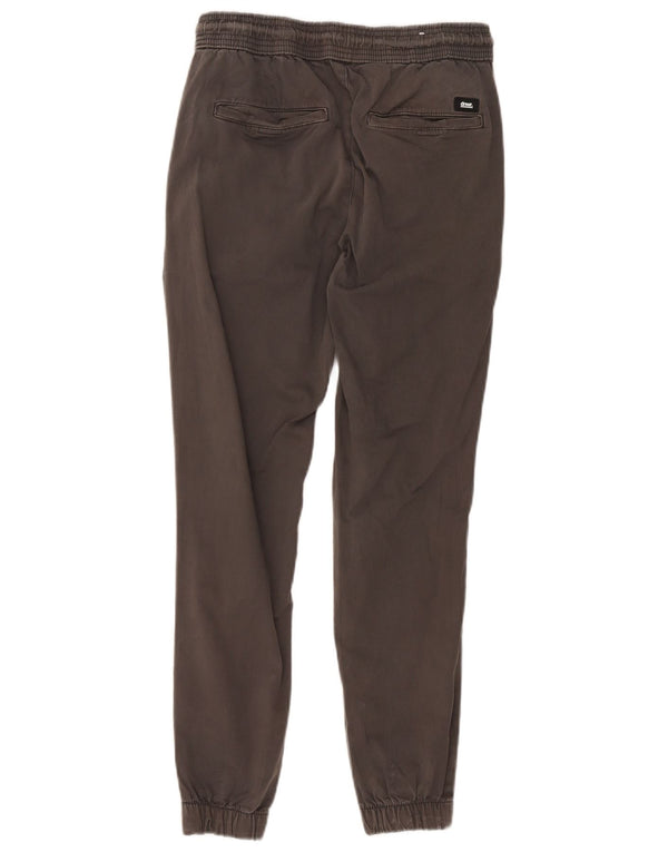 Zara Mens Joggers Chino Pantalones Pequeño W30 L28 Algodón Gris