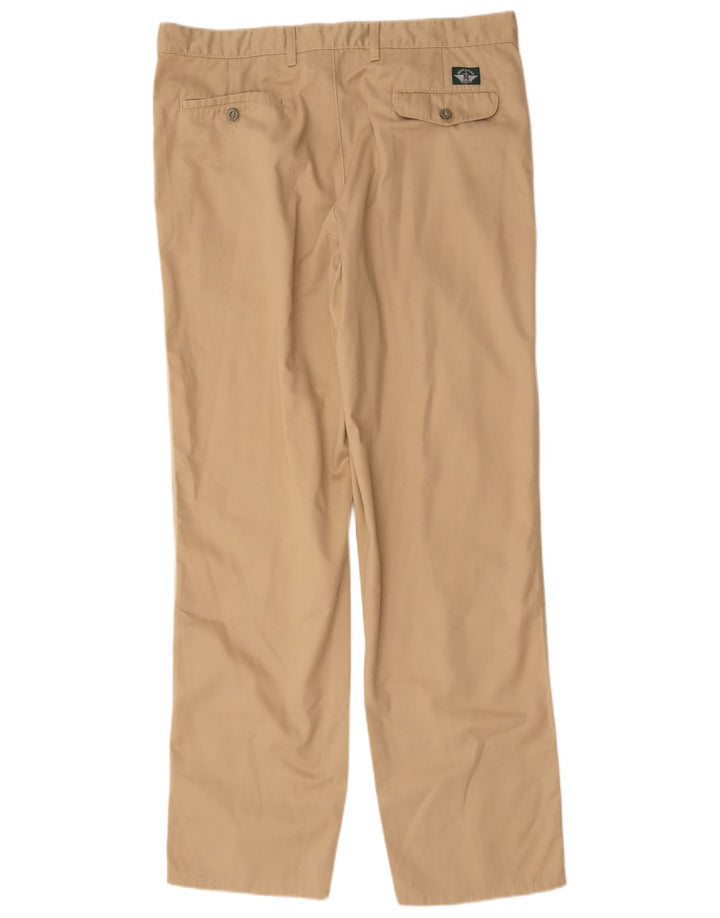 Dockers Pantalón chino con pinzas para hombre W38 L34 Beige