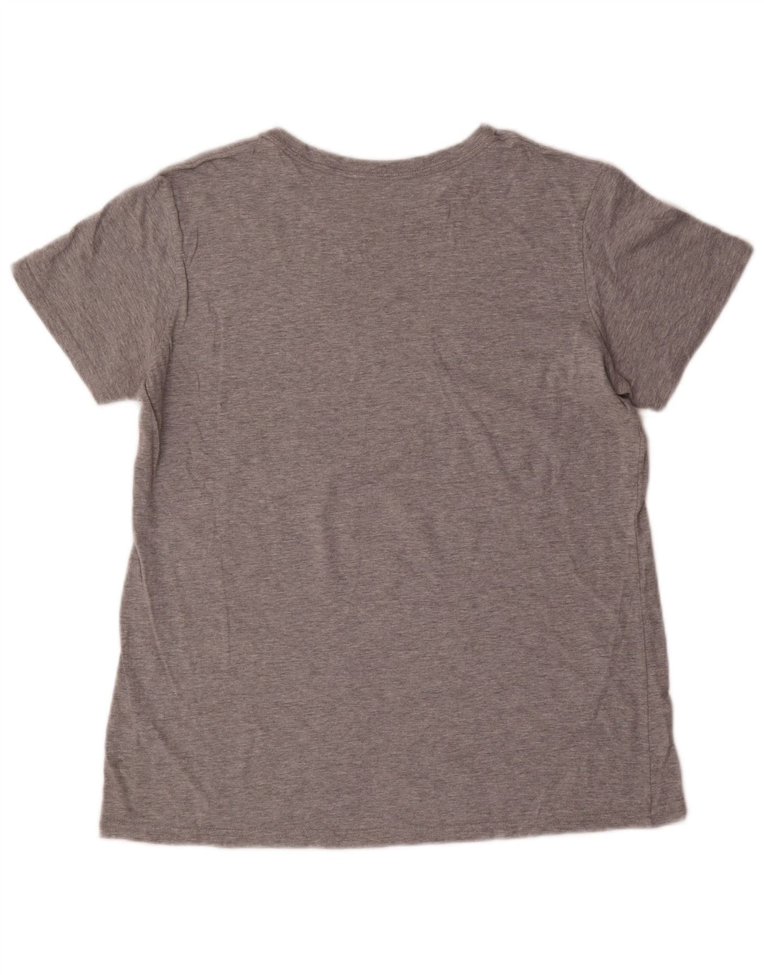 ADIDAS Camiseta gráfica para mujer Top Reino Unido 46 Grande Gris moteado