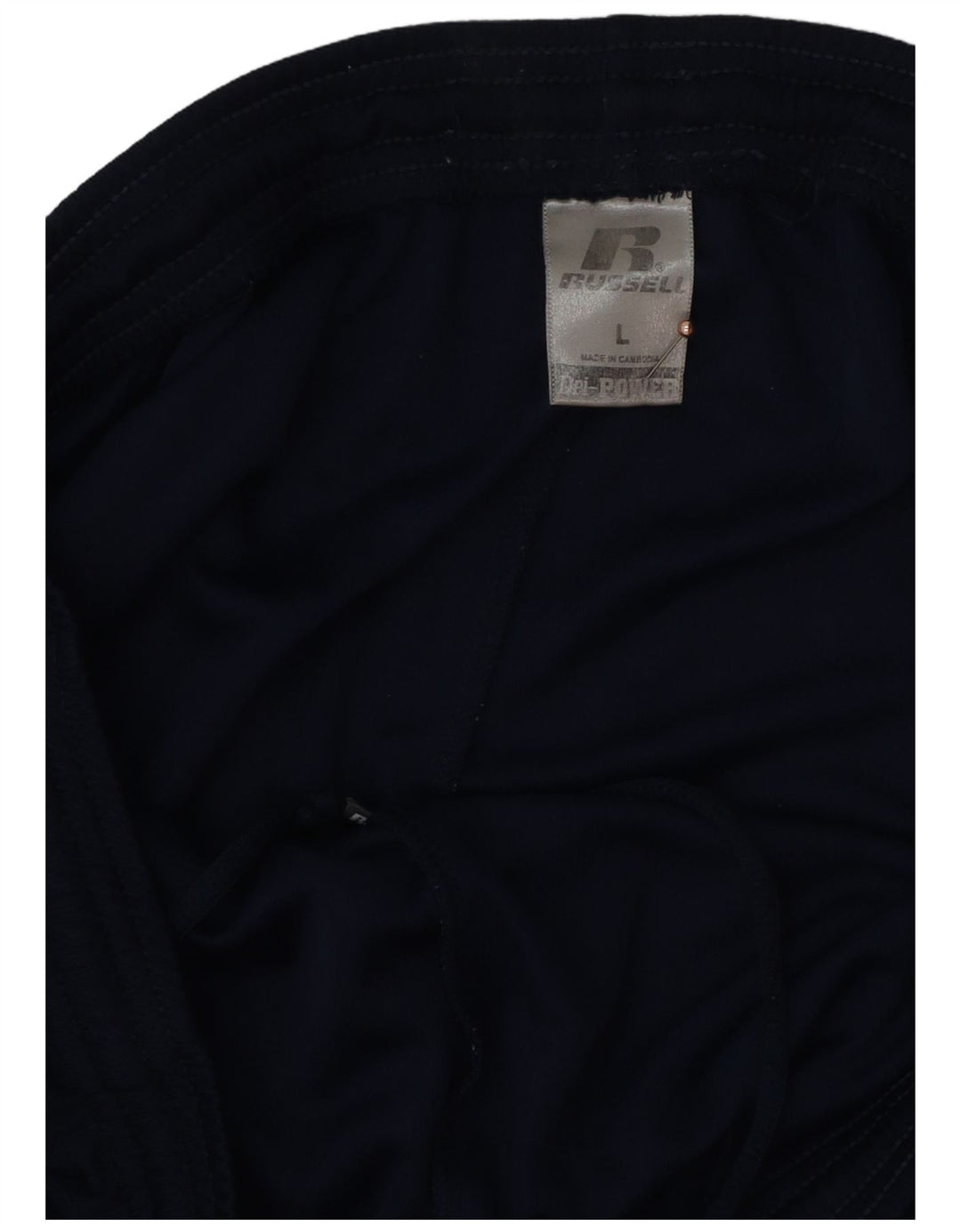 RUSSELL ATHLETIC Pantalones de chándal Dri-Power para hombre, talla grande, azul marino