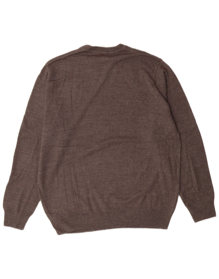 Dockers Suéter De Cuello Redondo Para Hombre Grande Gris Argyle/Diamante Acrílico