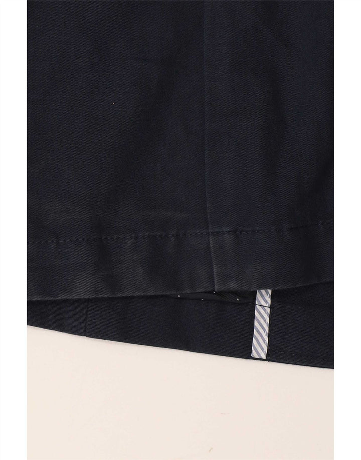 Crew Clothing Chaqueta Blazer de 2 Botones para Mujer UK 10 Small Azul Marino Lino