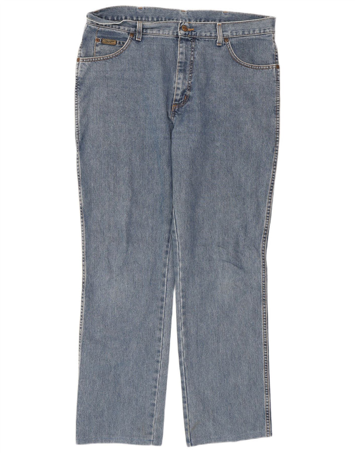 Wrangler Vaqueros rectos para hombre W36 L32 Azul Algodón Clásico
