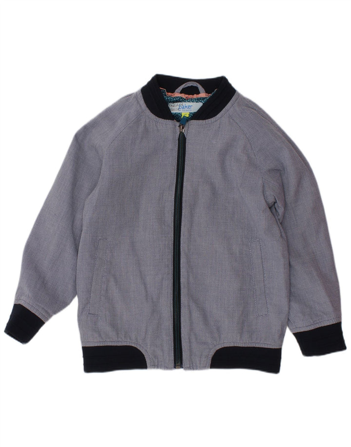 TED BAKER Cazadora bomber para niño 4-5 años Azul marino Algodón color block