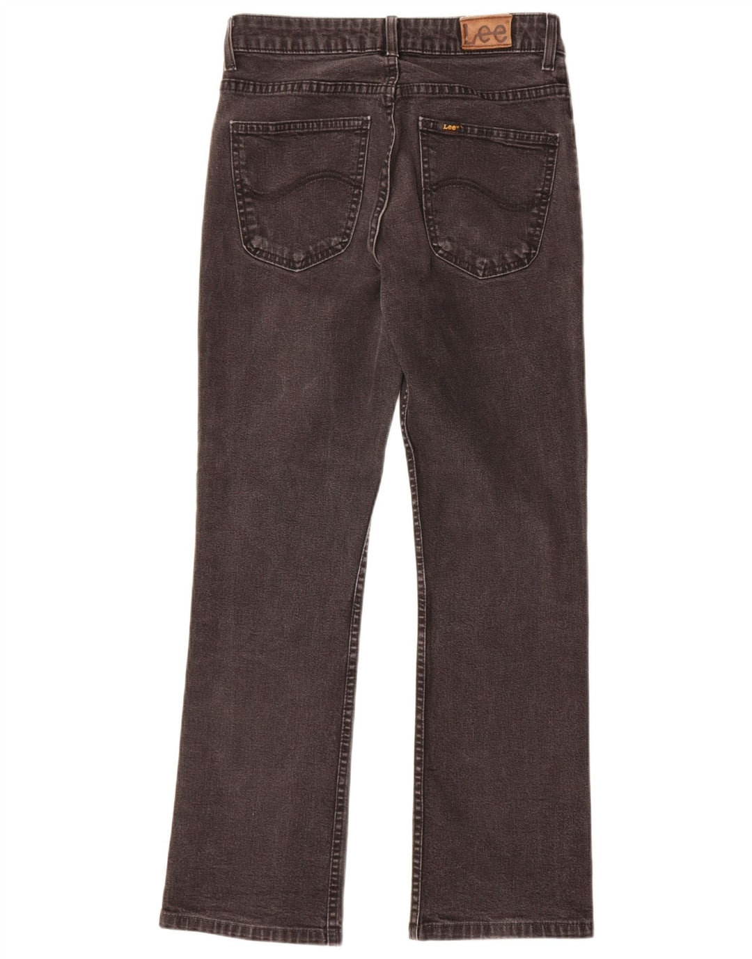 Vaqueros Lee Cameron Rectos para Mujer W30 L28 Algodón Negro