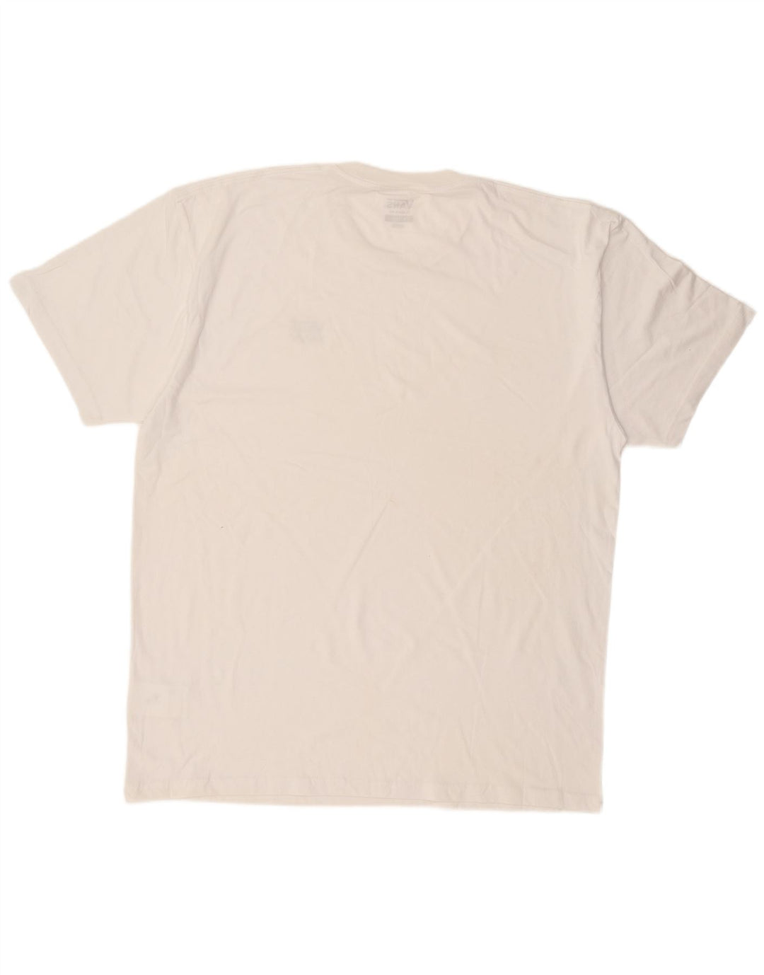VANS Hombre Classic Fit Camiseta Top XL Blanco Algodón