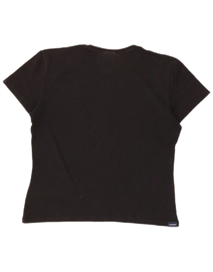 Reebok - Camiseta para mujer, talla 40, talla grande, color negro