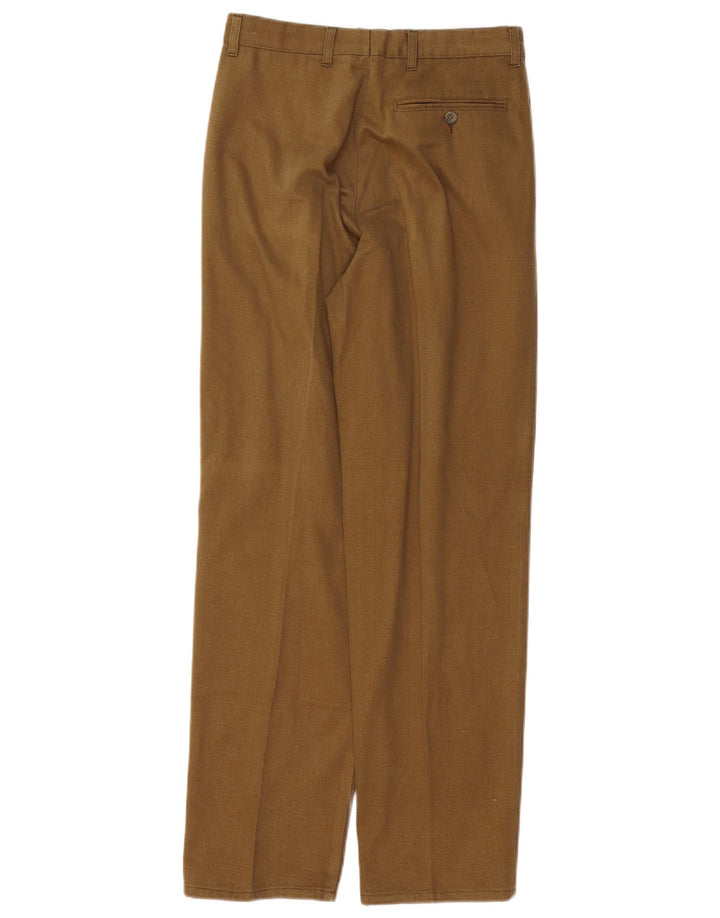 VINTAGE Pantalones chinos pegados para hombre W28 L31 Algodón marrón