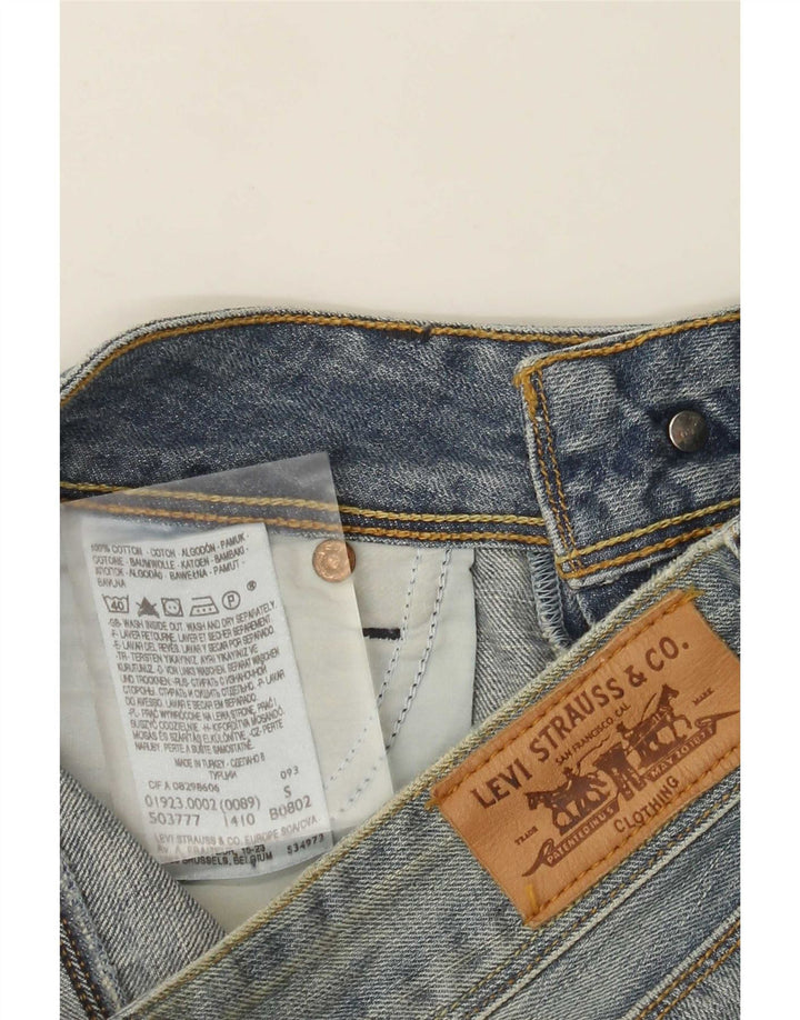 Levi's Mujer Vaqueros Cortos Pequeños W27 Algodón Azul