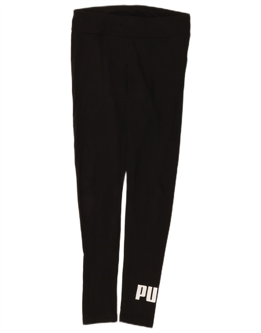 Puma Leggings gráficos para mujer UK 8 Small Algodón negro