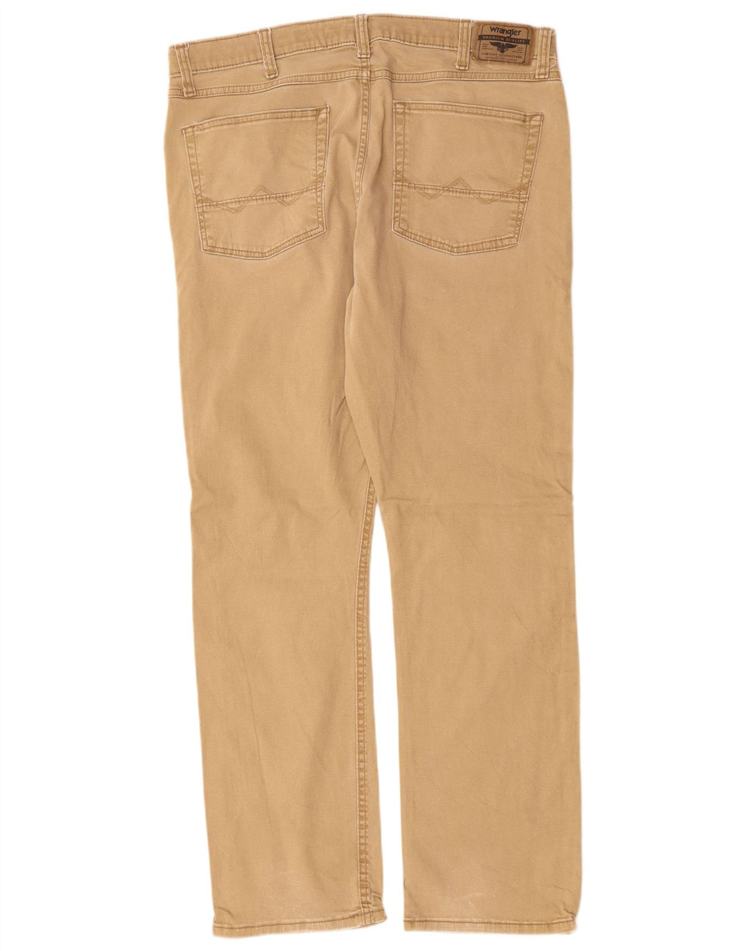 WRANGLER Pantalones informales rectos y ajustados para hombre W36 L29 Beige