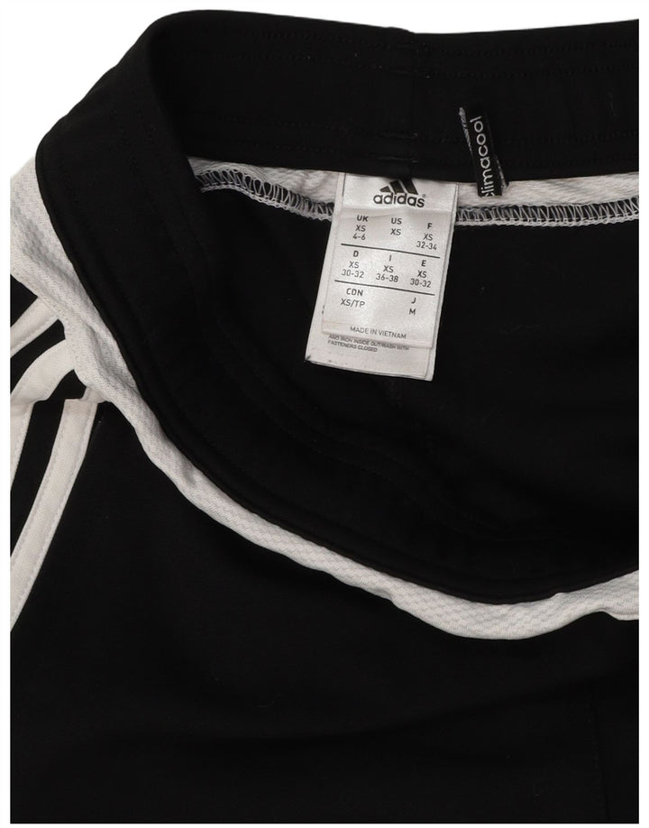 ADIDAS Mujer Climacool Leggings UK 4/6 XS Negro Poliéster