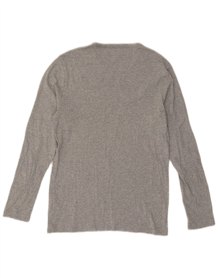 G-Star Hombre Top de manga larga de algodón moteado gris grande