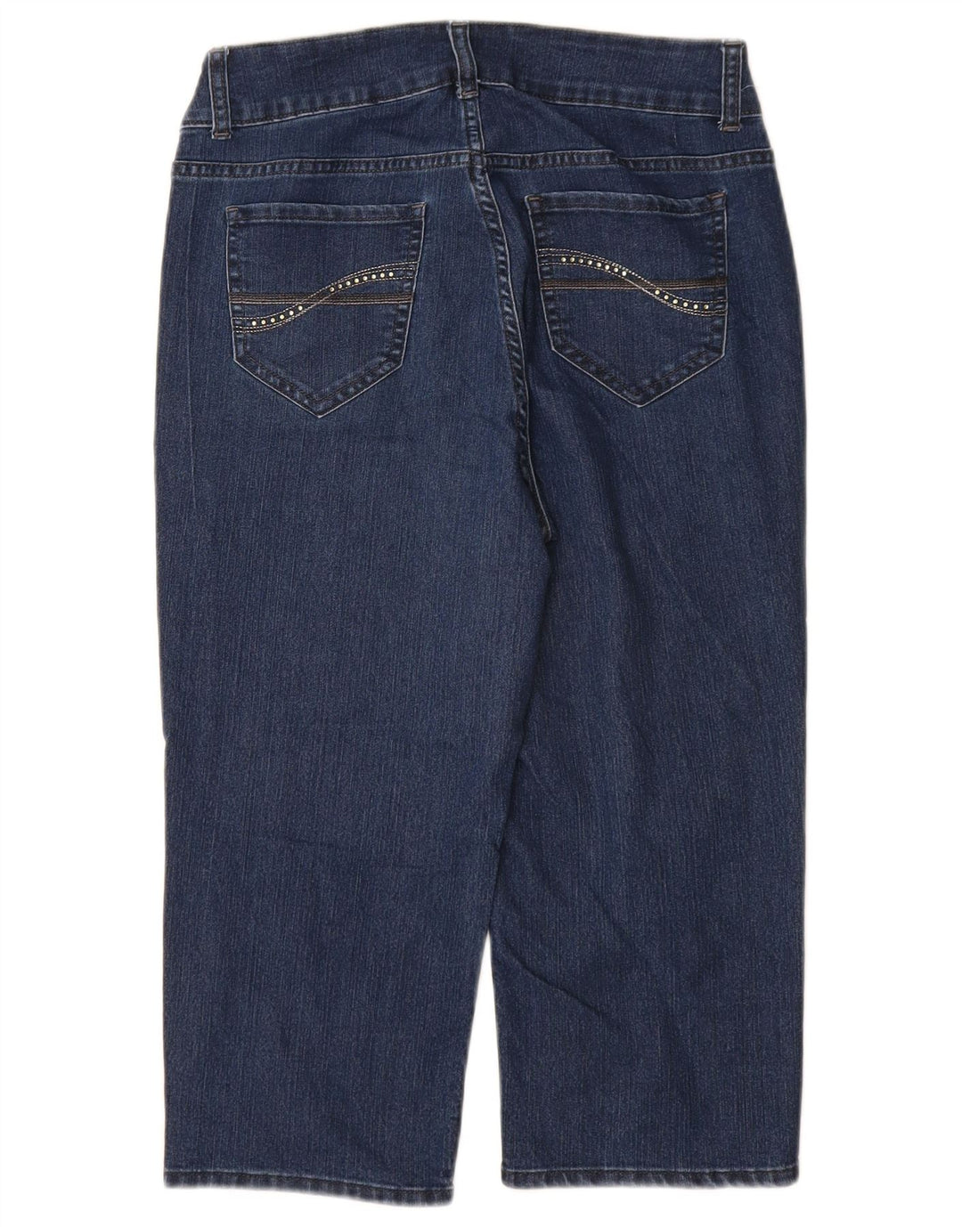 LEE Vaqueros Capri de Ajuste Holgado para Mujer US 8 Mediano W28 L18 Algodón Azul