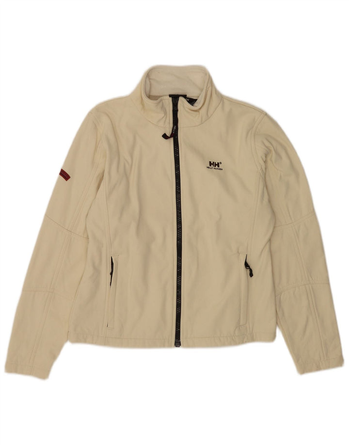 Helly Hansen Chaqueta de chándal para mujer UK 44 Medium Beige Nylon