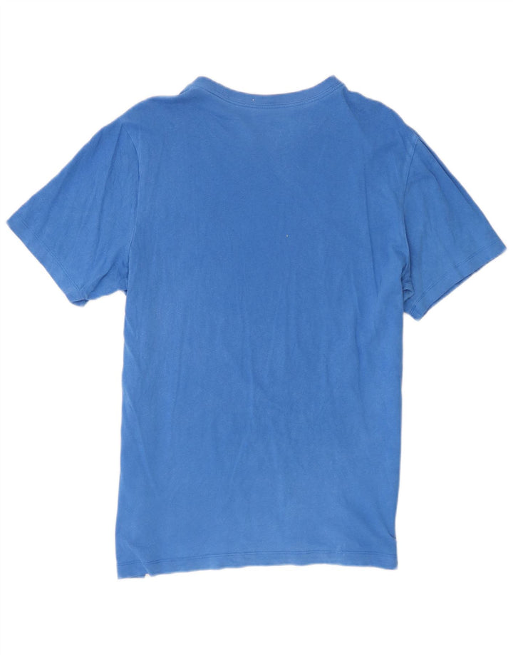 Camiseta Nike Hombre Top Grande Azul Algodón