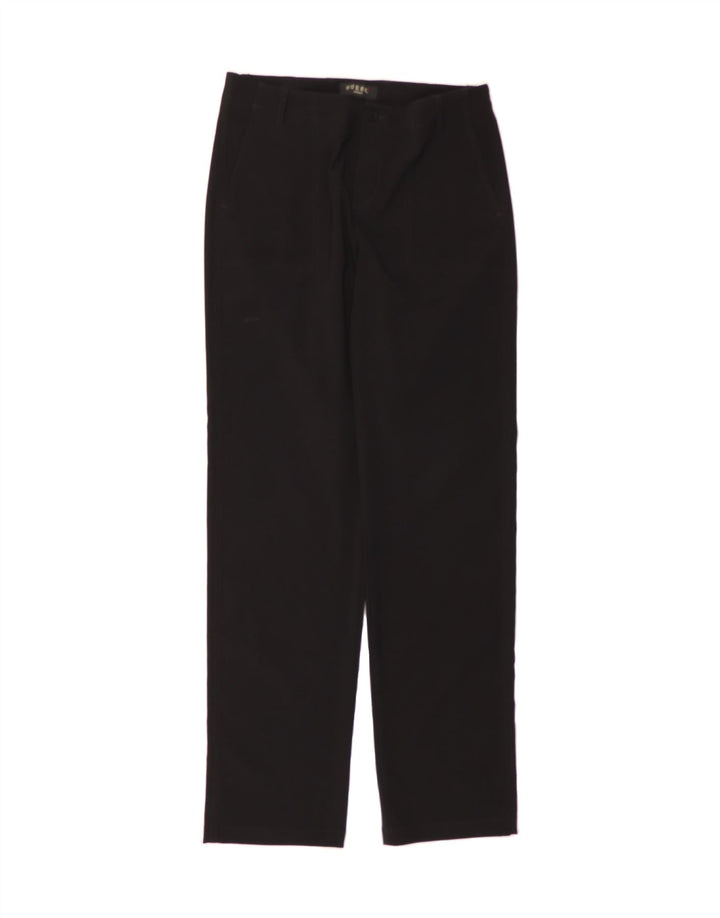 GUESS Womens Straight Chino Trousers W33 L34 Black Polyester Vintage Guess and Second-Hand Guess from Messina Hembry 