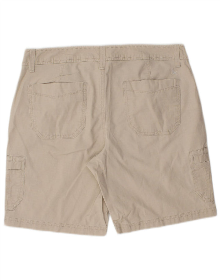 Eddie Bauer Pantalones cortos cargo para mujer US 4 Small W30 Beige Algodón