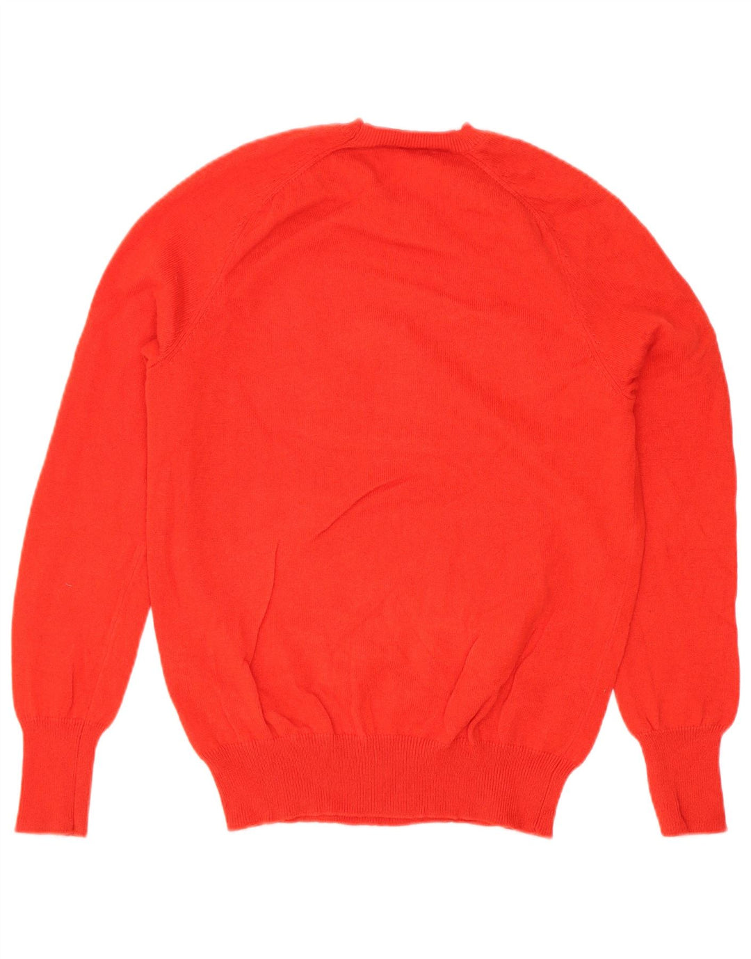 Zara Mujer Cuello Redondo Jersey Jersey UK 10 Small Red Wool