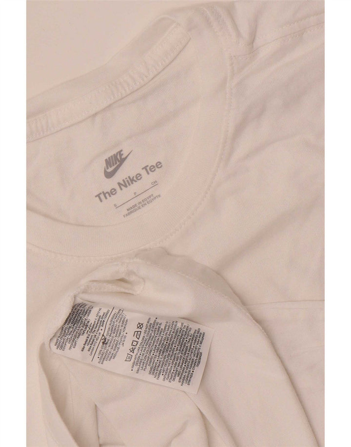 Camiseta Nike Hombre Top Small Blanco Algodón