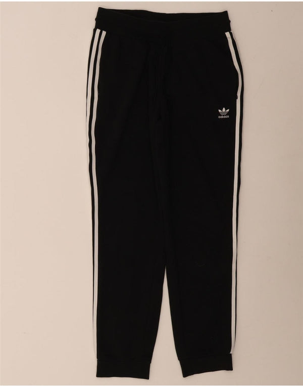 Adidas Mujer Chándal Pantalones Joggers UK 46 Grande Negro Algodón