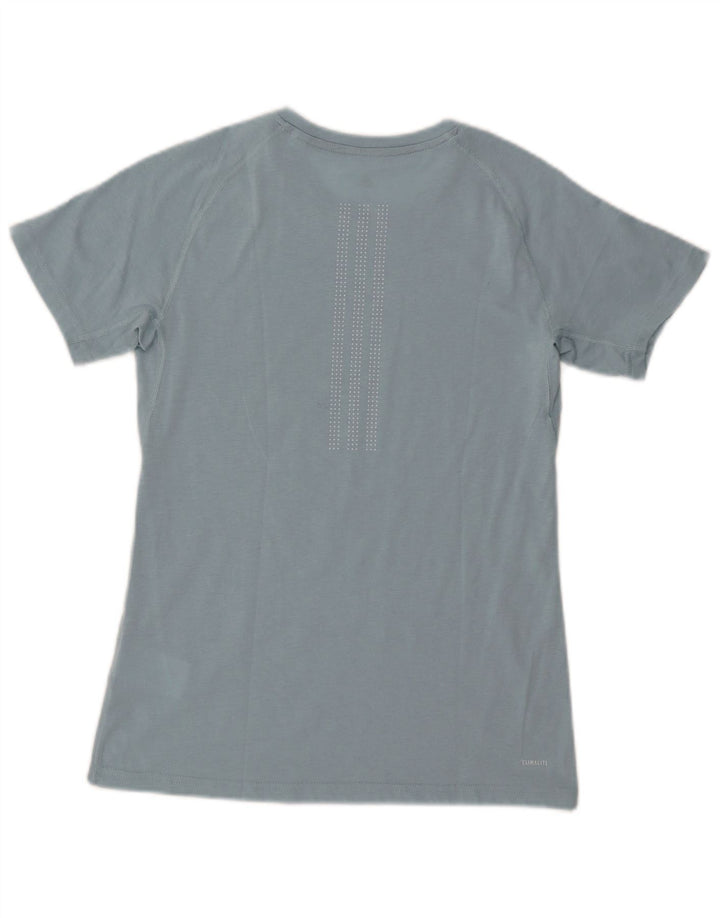 Adidas Mens Climalite Camiseta Top UK 8/10 Pequeño Azul Poliéster