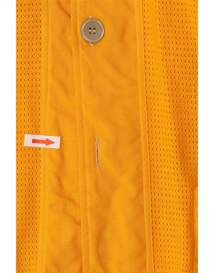 Camisa Vintage Hombre Talla 38 15 Amarillo Medio