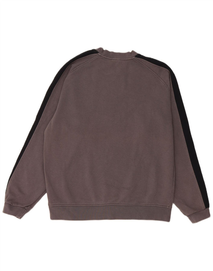 Nike - Sudadera tipo jersey para hombre, talla grande, color gris, algodón
