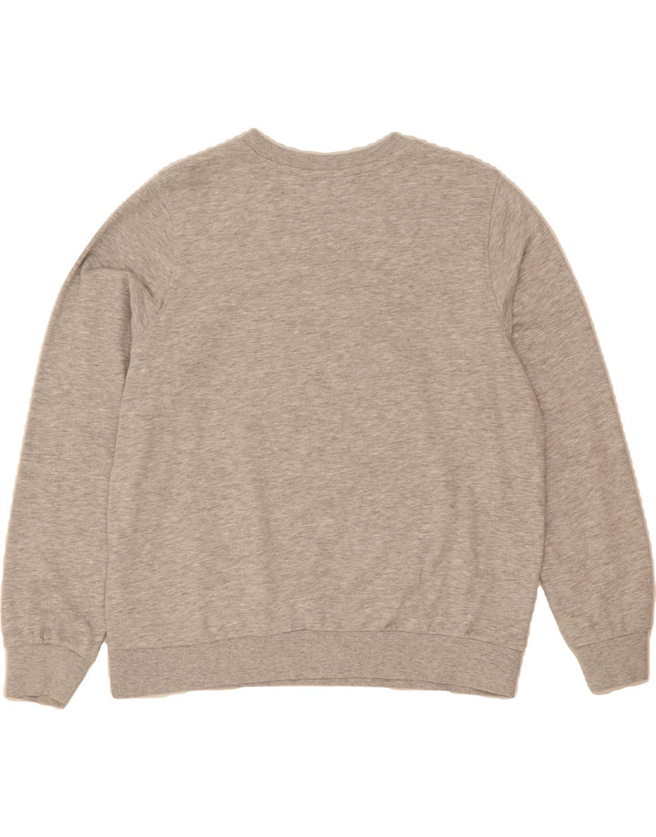 MARKS & SPENCER Womens Sweatshirt Jumper UK 16 Large  Grey Cotton Vintage Marks & Spencer and Second-Hand Marks & Spencer from Messina Hembry 