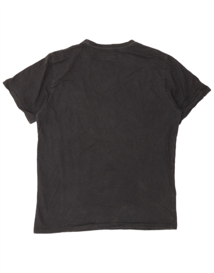 Levi's Camiseta gráfica para hombre Top Medium Black Cotton