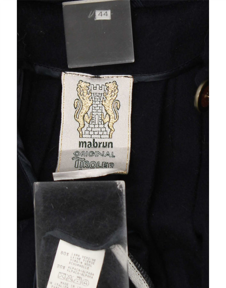 Abrigo oversize con capucha para mujer Mabrun IT 44 Lana azul marino medio
