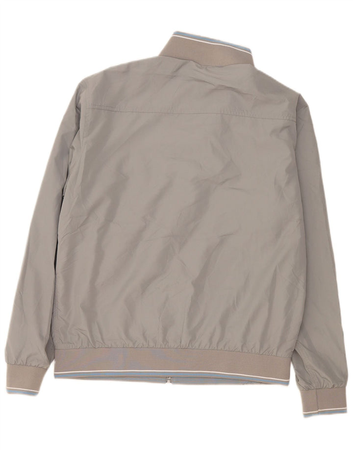 Marks & Spencer Chaqueta Bomber para Hombre UK 38 Poliéster Gris Medio