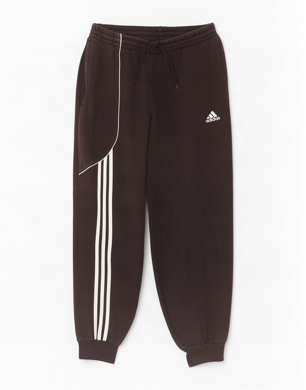 Adidas - Pantalones de chándal para hombre, talla 40/42, algodón negro mediano