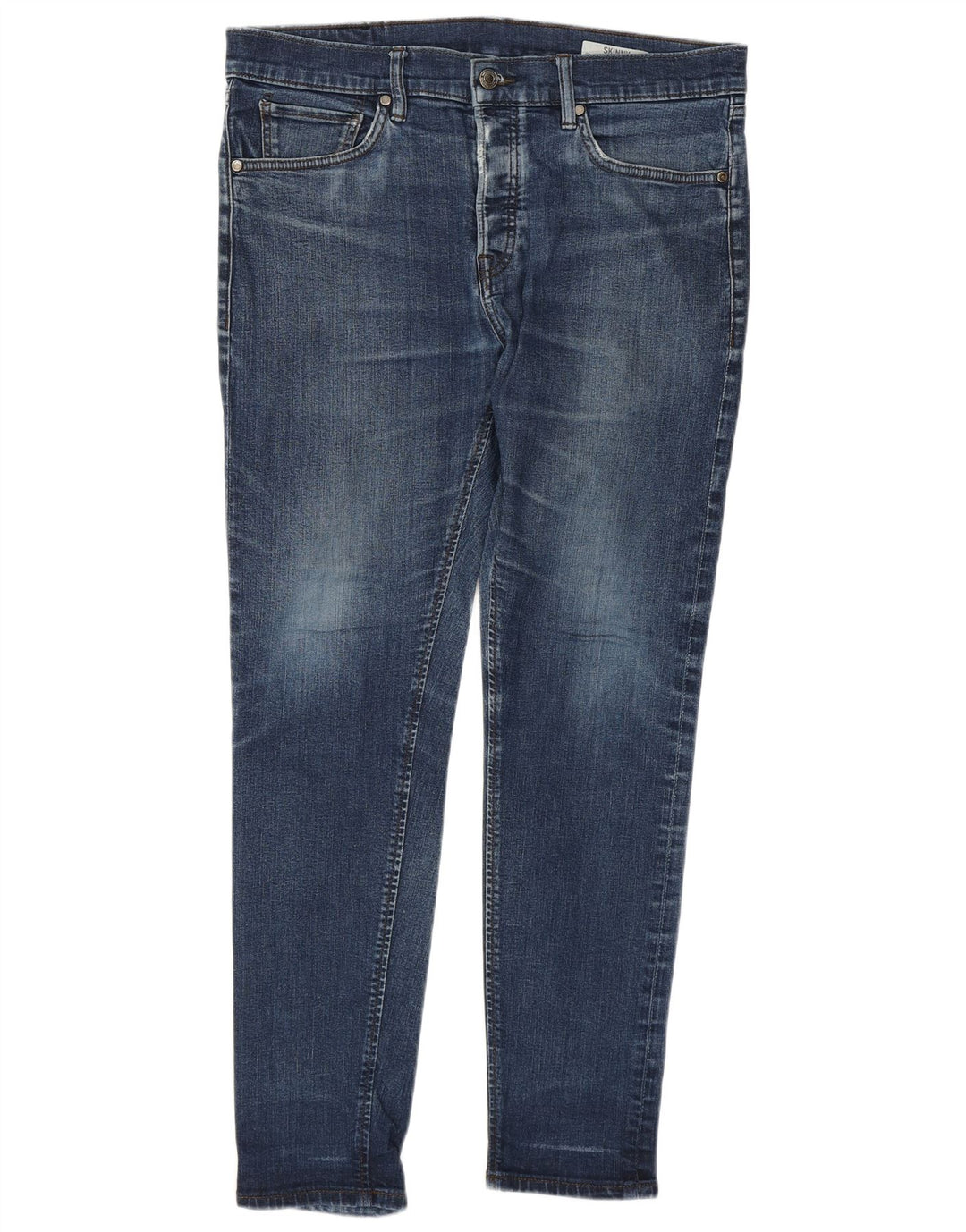 Marks & Spencer Jeans ajustados para hombre W34 L28 Algodón azul