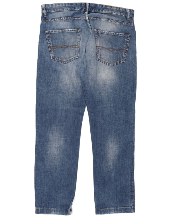 Zara Vaqueros Rectos Hombre EU 46 XL W36 L30 Azul