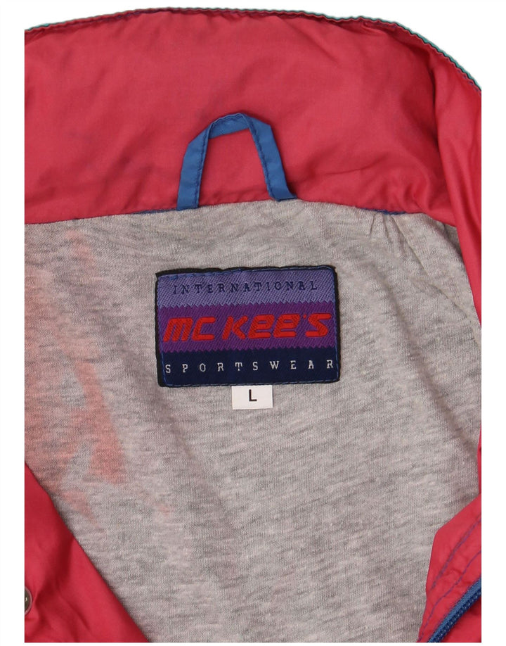MC Kee's Chaqueta superior de chándal para mujer UK 46 Grande Multicolor Colorblock