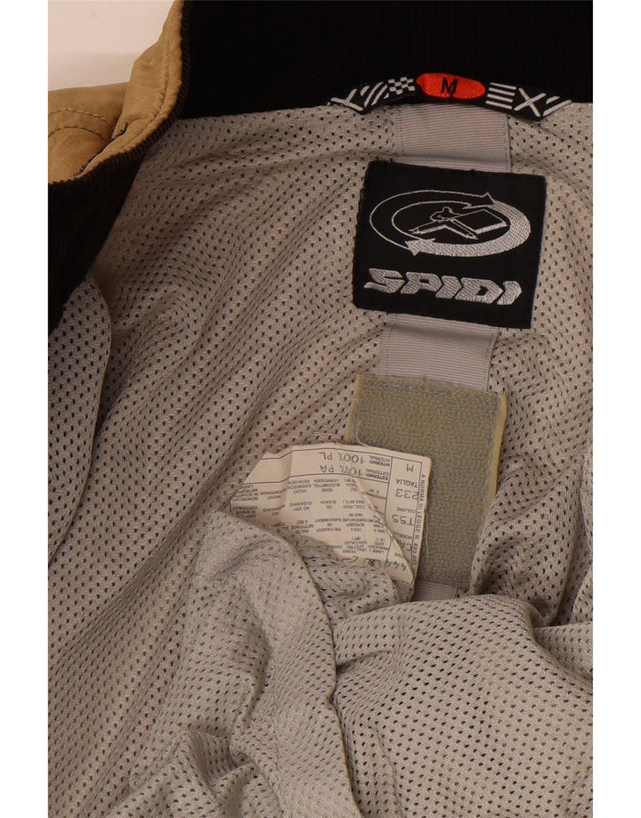 Spidi Mens Racer Jacket UK 38 Medium Beige Colorblock Poliamida
